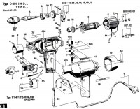 Bosch 0 601 114 901  Drill 110 V / Eu Spare Parts